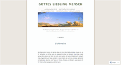 Desktop Screenshot of gotteslieblingmensch.com